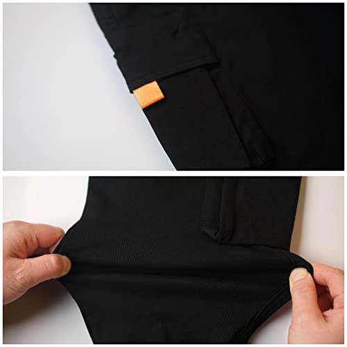 Mini Panda Toddler Pants, Black Pants Toddler Boys Or Girls, Little Boy Pants 2-Pieces (6 Years, Black,Green) #TOP7