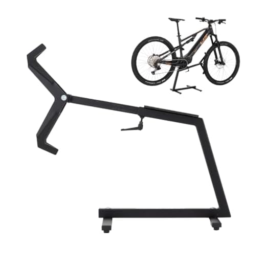 DRAGONWORKS Fahrradständer für E-Bikes mit Mittelmotor | Robuste Konstruktion mit 45 kg Traglast | Wartungsfreundlich & drehbares Hinterrad | Für Reifen von 27,5"" bis 29""