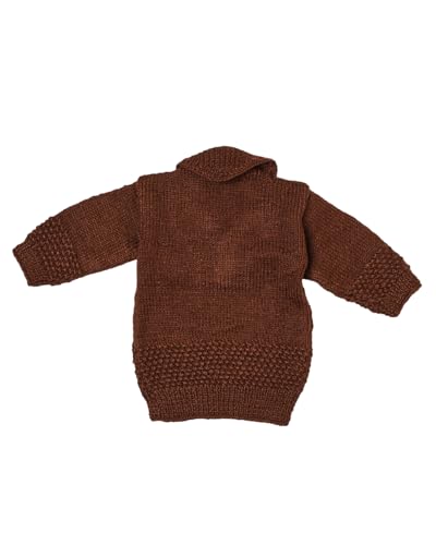Image of Handmade Winter Wear Woolen High Neck Pullover Sweater for Baby Boys and Boys