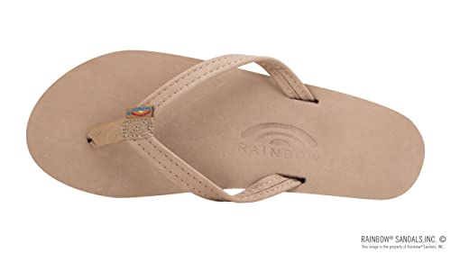 Image of Rainbow Sandals Women's Single Layer Leather Sandal Narrow Strap