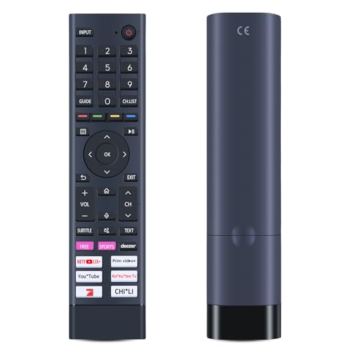 TCNOUMT ERF3I80H Sprachfernbedienung Ersatz für Hisense TV A4EG A6GG A6FG 43A6FG 50A6FG 58A6FG 32A4EG 40A4EG 43A6GG 50A6GG 55A6GG 65A6GG 70A6GG 75A6GG
