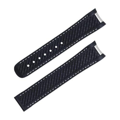 Bracelet Omega Seamaster 300 en caoutchouc fluorescent EZZON souple pour montre Aqua Terra AT150