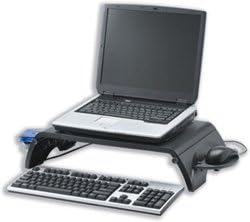Compucessory Monitor Stand for Laptop and TFT LCD 15-17 inch Collapsible Platform W380xD305 Ref CCS55801