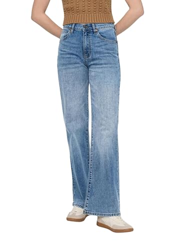 DU/ER Women's Midweight Performance Denim Wide Leg3