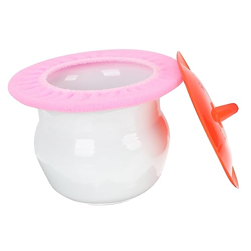 1 セット エナメルつば チャンバー おまる 大人 ふた付き便器ポット つばを厚くする 老人のつば 耐久性のあるつば エナメルトイレスピットン 結婚式のつば 結婚式の供給 布 -