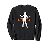 Photo Gallery hula hoop girl design angosciato felpa Photo Gallery hula hoop girl design angosciato felpa