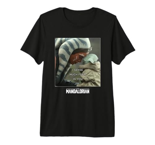 T-shirt Star Wars The Mandalorian Ahsoka et The Child pour fan de science-fiction