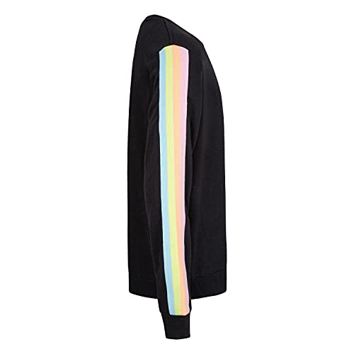 Hurley Girls' Crewneck Sweatshirt, Black, S4