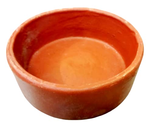 Image of ZENRISE Clay Bird Water Feeder Pot, Bath tub for Birds in Balcony and Garden- 15cm, 1 Piece