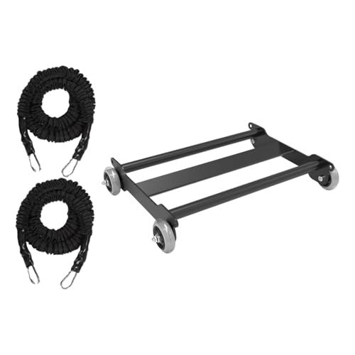Menolana Glute Ham Glider Ab Glider Machine Sturdy Glute Roller Versatile for Adults Hip Bridges Hip Raises Strength Training