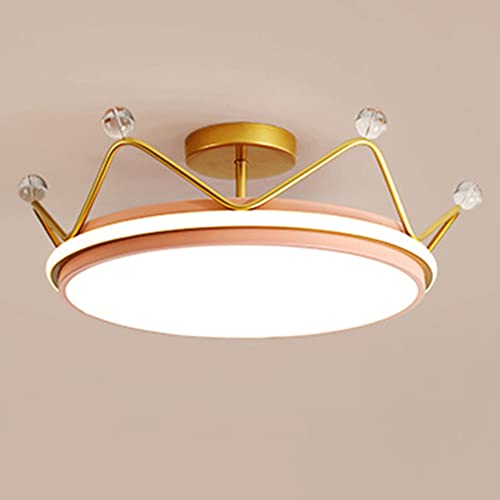 DOBQHWY Luz Techo Iluminación Decoración Elegante Lámpara Panel LED Light Luxury Macarons Luces Empotradas El Techo Hierro Semimontadas Accesorio Techo Ahorro Energía con Emisión Lateral Salón,Porche