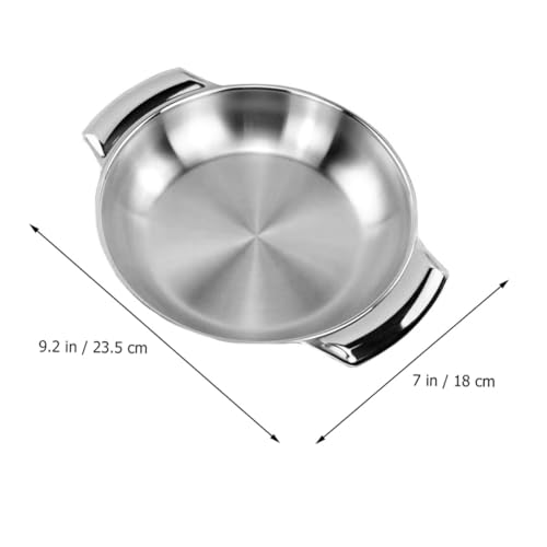 Olla de Acero Inoxidable para Cocina con Doble Asa Wok Versátil miniatura 5