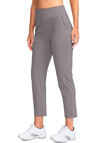 YYV-Womens-Golf-Pants-Stretch-Work-Ankle-Pants-High-Waist-Dress-Pants-with-Pockets-for-Yoga-Business-Travel-Casual