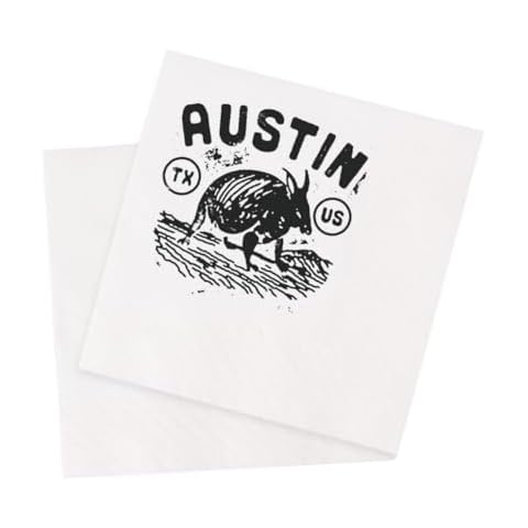 VOWFOO Austin Vintage Cocktail Napkins 100Pcs Cover