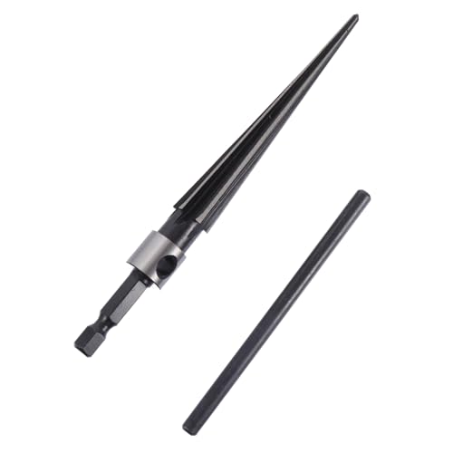 Veemoon 3-13mm Hand Taper Reamer Set for Woodworking T-handle Chamfer Reamer Tool