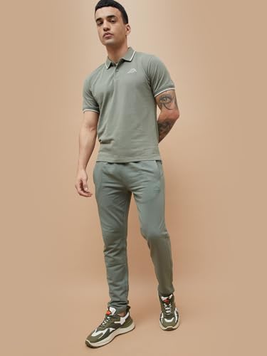 Image of Kappa Men Solid Cotton Regular Fit Track Pant