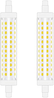 Caldarax 12W R7s LED Bulb 118mm, Cool White 6000K, 120W R7s J118 Linear Halogen Bulb Replacement, 1500LM, Non-Dimmable, Double Ended R7s Base for Ceiling Floodlight Lamp, 2 Pcs
