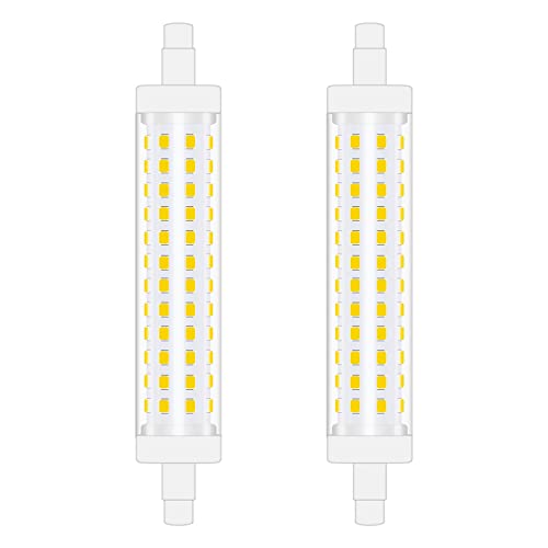 Caldarax 12W R7s LED Bulb 118mm, Cool White 6000K, 120W R7s J118 Linear Halogen Bulb Replacement, 1500LM, Non-Dimmable