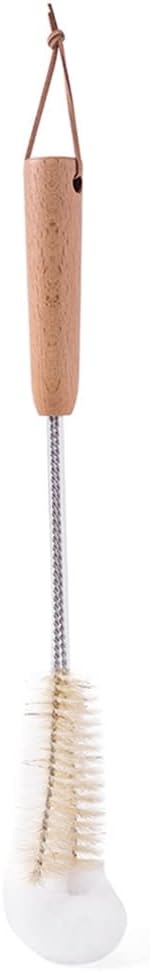 Cup Brush Long Handle Cleaning Curved teapot Milk Bottle Cup no Dead Angle Wooden Housework