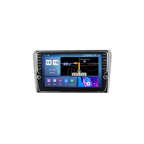 Android 10.0 Coche Stereo 2 Din Radio Sat Nav Para Toyota Avensis 2002-2008 GPS Navegación, 9in Pantalla Táctil Multimedia Video Player Con 4G WiFi DSP Bluetooth Carplay Cover