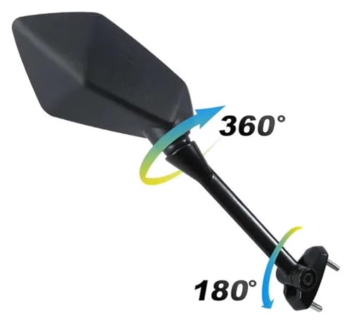 Espejos retrovisores de moto para Ninja 650R ER6F y Z1000SX 7