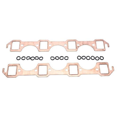 2 pcs/set SHLPDFM Exhaust Manifold Gasket Copper Exhaust
