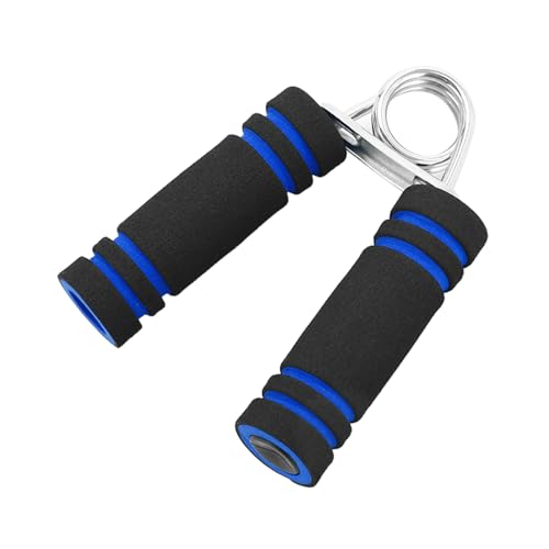Image of Hand Grip Strengthener, Portable Metal Forearm Trainer, Foam Handle Exerciser, Hand Wrist Equipment Forearm and Finger Strength Exercise Equipment for Fitness Kids Elderly (Blue)