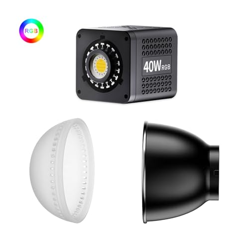 Foco portátil COB con 20 modos RGB personalizables para iluminación creativa en eventos 4