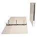 Universal 20748 Slant-Ring Economy View Binder, 3-Inch Capacity, White