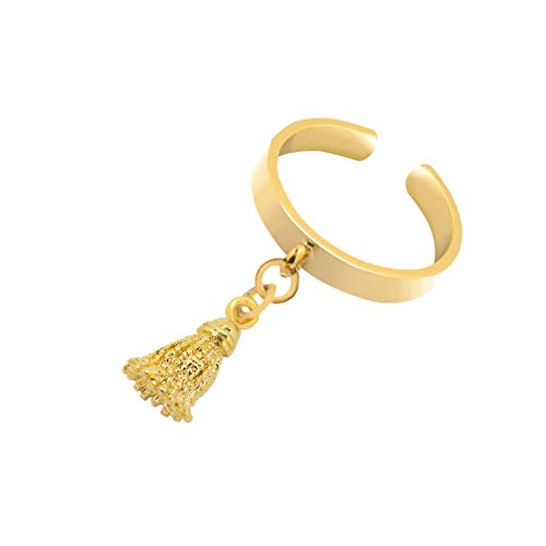 Image of Spinningdaisy Dangling Mighty Tiny Charm Adjustable Ring