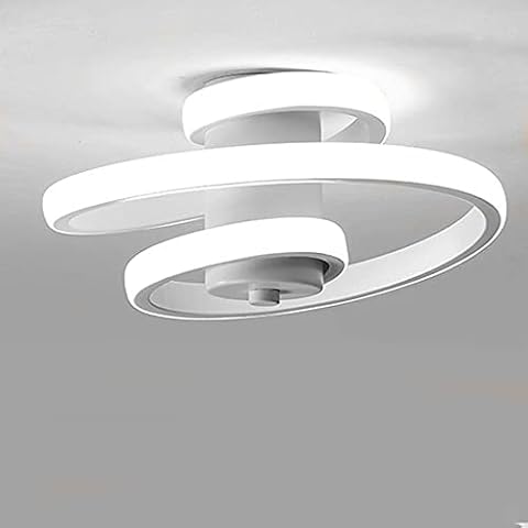 Lámpara de Techo LED Espiral Estilo Nórdico Moderno Cover