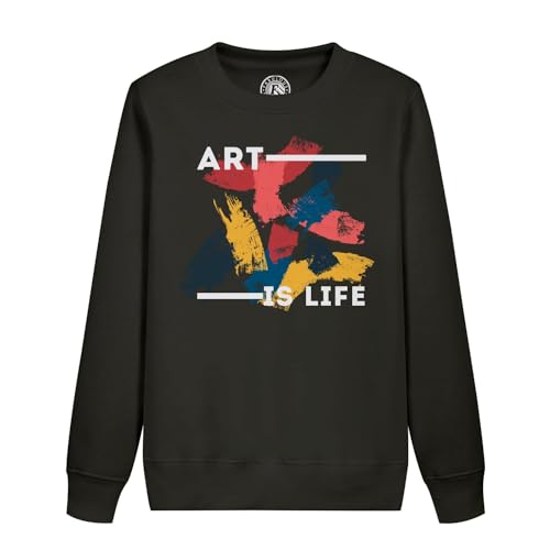 Sweatshirt enfant Art is Life parfait pour l'école et les ateliers créatifs du week-end