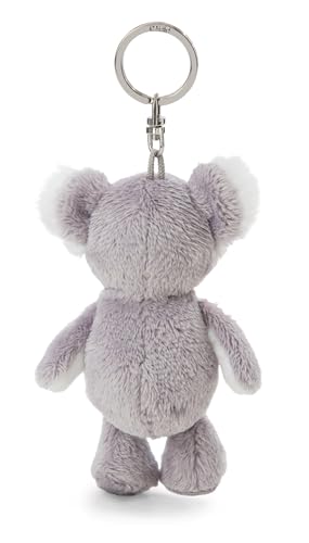 Schlüsselanhänger Koala Barry 10cm grau - Plüsch-Begleiter Kuscheltieranhänger mit Schlüsselring für Schlüsselband, Schlüsselbund & Schlüsselhalter