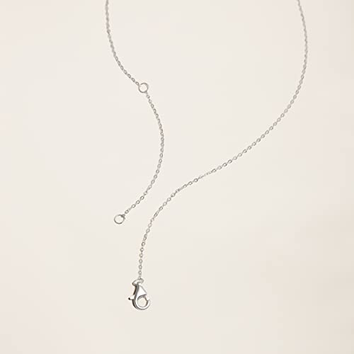 14k Solid Gold Diamond Solitaire Station Necklace Series,No fading, No allergies, Non gold-plating,Lab grown Diamond, DEF VS~VVS,Lobster buckle (Pavé Bar(White), White and Yellow Gold)3