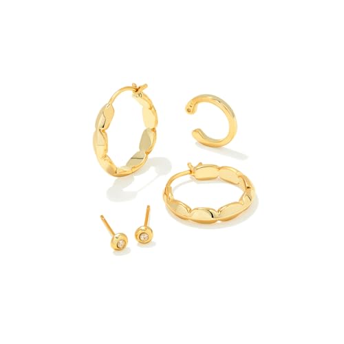 Kendra Scott Brooke Huggie & Stud Earrings for Women, Fashion Jewelry