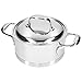 Demeyere Atlantis Stainless Steel 2.3 qt Casserole & Lid
