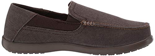 crocs Men's Santa Cruz 2 Luxe M Slip-On Loafer, Espresso/Walnut, 7 M US - Thumbnail 3