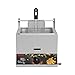 Friteuse à gaz Grande capacité 11/22 L, friteuse GPL en Acier Inoxydable pour la Maison et Le Commerce, Puissance de feu réglable, avec paniers et couvercles, pour Frites Beignets Poisson, Nettoyage