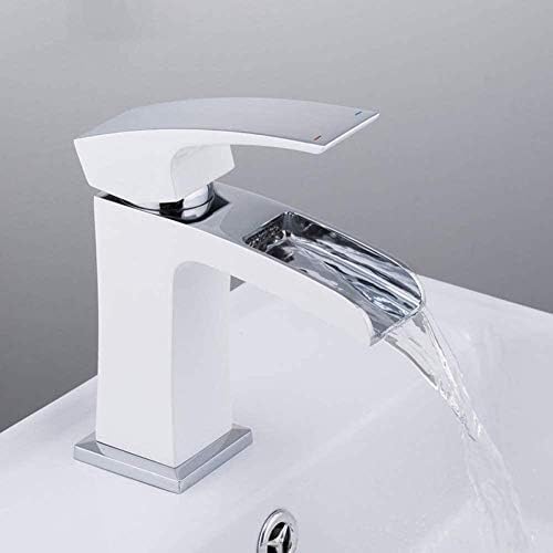 Mélangeur de lavabo cascade en laiton chromé pour évier et cuisine