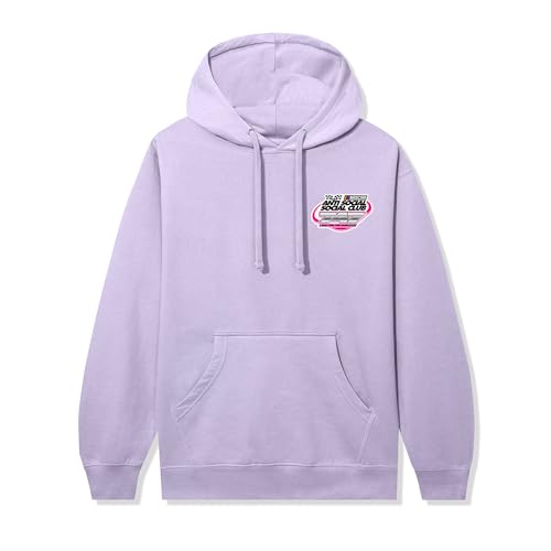 Anti Social Social Club x NASCAR 747 Hoodie Limited Edition Racing Streetwear Pullover Official Licensed Apparel for Men & Women Purple Medium