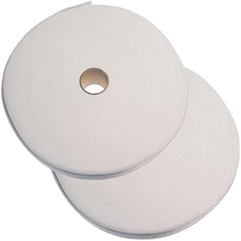 2 Pack On-A-Roll Upholstery Needle-Punched Cotton Batting for Jelly Roll Rugs, Purses, 2-1/4 inches by 50 Yards Cover