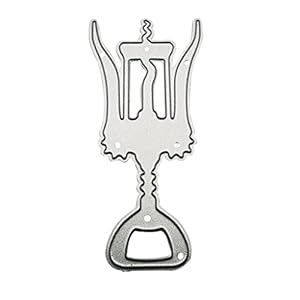 Shntig Weinflaschenöffner Metall Stanze Korkenzieherform