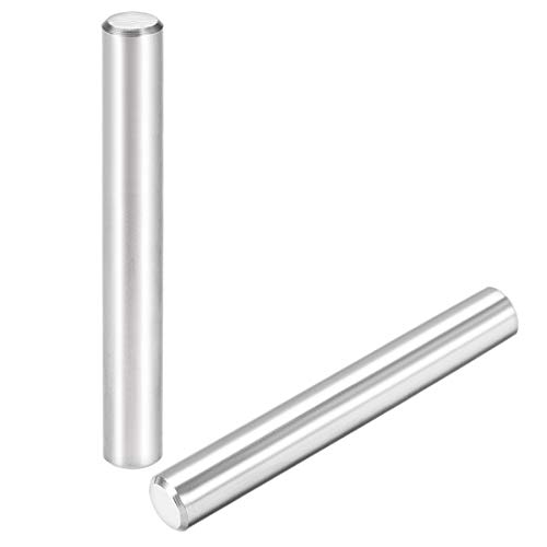 sourcing map 10 x 80mm(Approx 25/64) Dowel Pin 304 Stainless Steel Wood Bunk Bed Dowel Pins Shelf Pegs Support Shelves 2Pcs