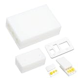 PH PandaHall Set of 2 Polymer Clay Beads Making Tool - 10mm 12mm 15mm Polymer Clay Bead Roller Maker and Bead Hole Maker Drilling Tool White Plastic Mold for Round Shape Beads Making DIY Craft