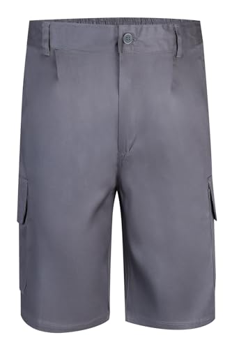 VELILLA 344 Bermudas Multibolsillos, Color Gris, Talla 46
