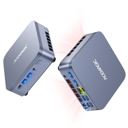 Image of ACEMAGIC M5 Mini PC Core 14500HX 16GB DDR4 512GB SSD Mini Computers, NVMe PCIe4.0 /USB3.2 /Type-C /BT5.2 /WiFi6 /for Business Office Home Desktop PC 55W