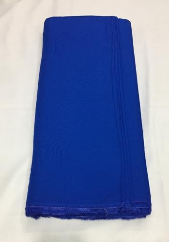 Image of BKRKJ Women's Rayon Cotton Unstitched Fabric by Meter for Sewing Suit Salwar Chudidar Patiyala Kurti Shirt Kameez Blouse Kurta Pyjama (4 Meter, Royal Blue)