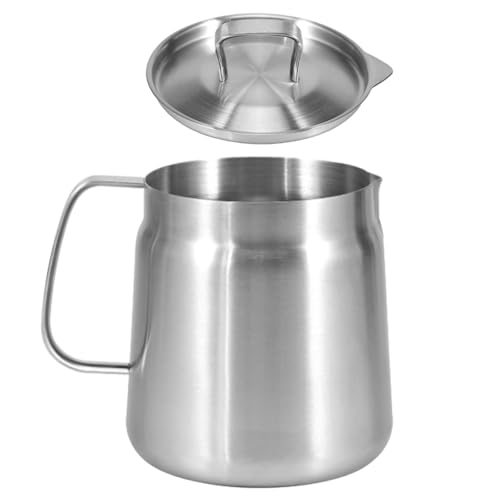 Freidora de acero inoxidable 2 en 1, olla de filtro de aceite, freidora y filtro de aceite con cesta para guardar utensilios de cocina en la cocina (2 litros de cuerpo de la caldera abrasiva + tapa)