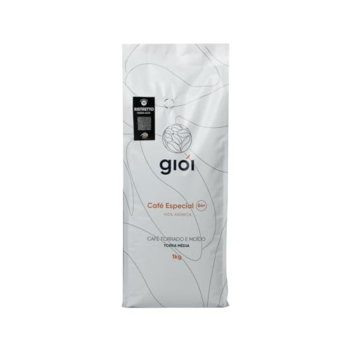 Giói Café Especial, 100% Arábica, Torrado e Moído, 84+ (1kg, Ristretto)