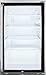 Summit SCR500BL7SH Refrigerator, Glass/Black